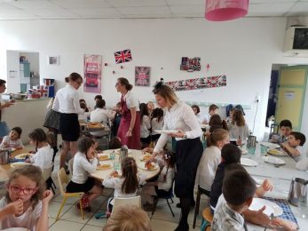 Lunch Fish'n'Chips à l'École Notre Dame du Rosaire